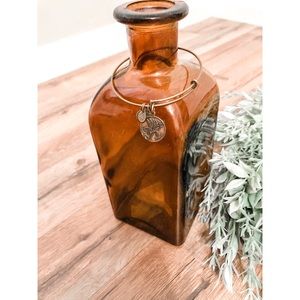 Alex & Ani Gold Sister Charm Bangle